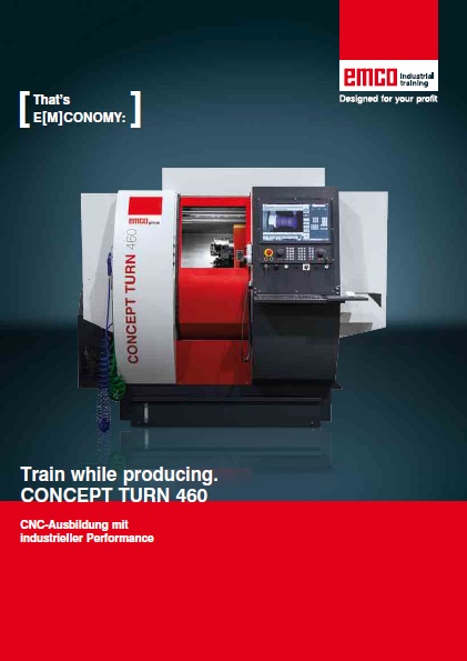 <h2> CONCEPT TURN 460</h2>

<ul>
	<li>Max. priemer tye: 45 mm</li>
	<li>Max. obrban dka: 510 mm</li>
	<li>Max. otky: 6300 U/min</li>
	<li>Vkon hlavnho vretena: 13 kW</li>
	<li>Poet pozci v revolverovej hlave: 12</li>
	<li>Z toho pohanch: 6</li>
</ul>
