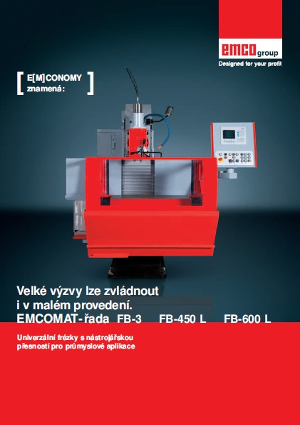 <h2>EMCOMAT FB-3</h2>

<ul>
	<li>Upnacia plocha stola: 600x180 mm</li>
	<li>Max. zaaenie stola: 50 kg</li>
	<li>Rozsah otiek: 80-5000 ot/min</li>
	<li>Vkon frzarskho motora: 1,4 kW</li>
</ul>
